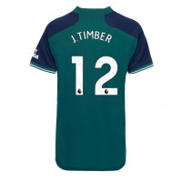 Camiseta Arsenal Jurrien Timber #12 Tercera Equipación Replica 2023-24 para mujer mangas cortas